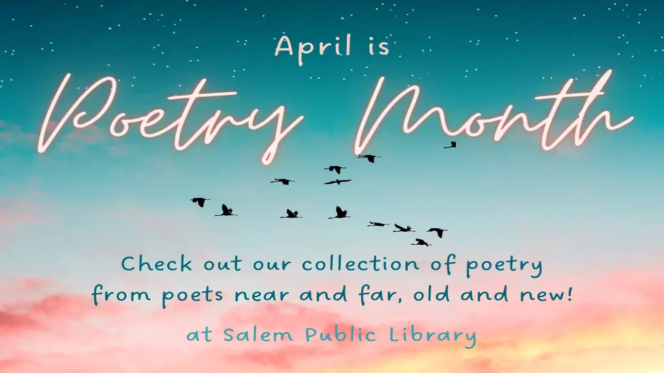 Poetry Month slide image