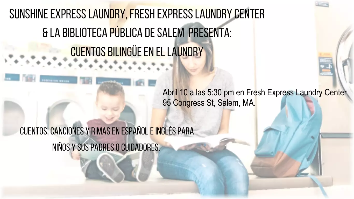 Bilingual Storytime at The Laundry April 2024 SPN slide image