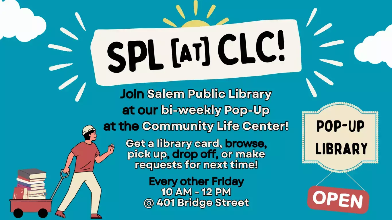 Salem Public Library at the Salem CLC slide image