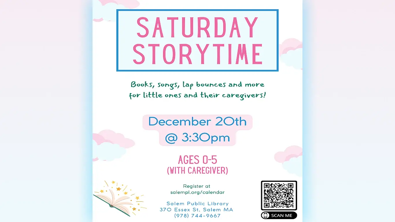 Saturday Storytime slide image