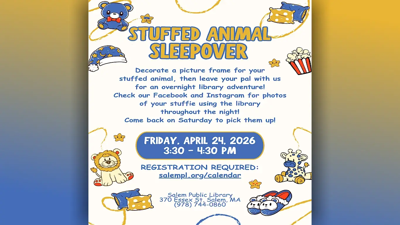 Stuffed Animal Sleepover slide