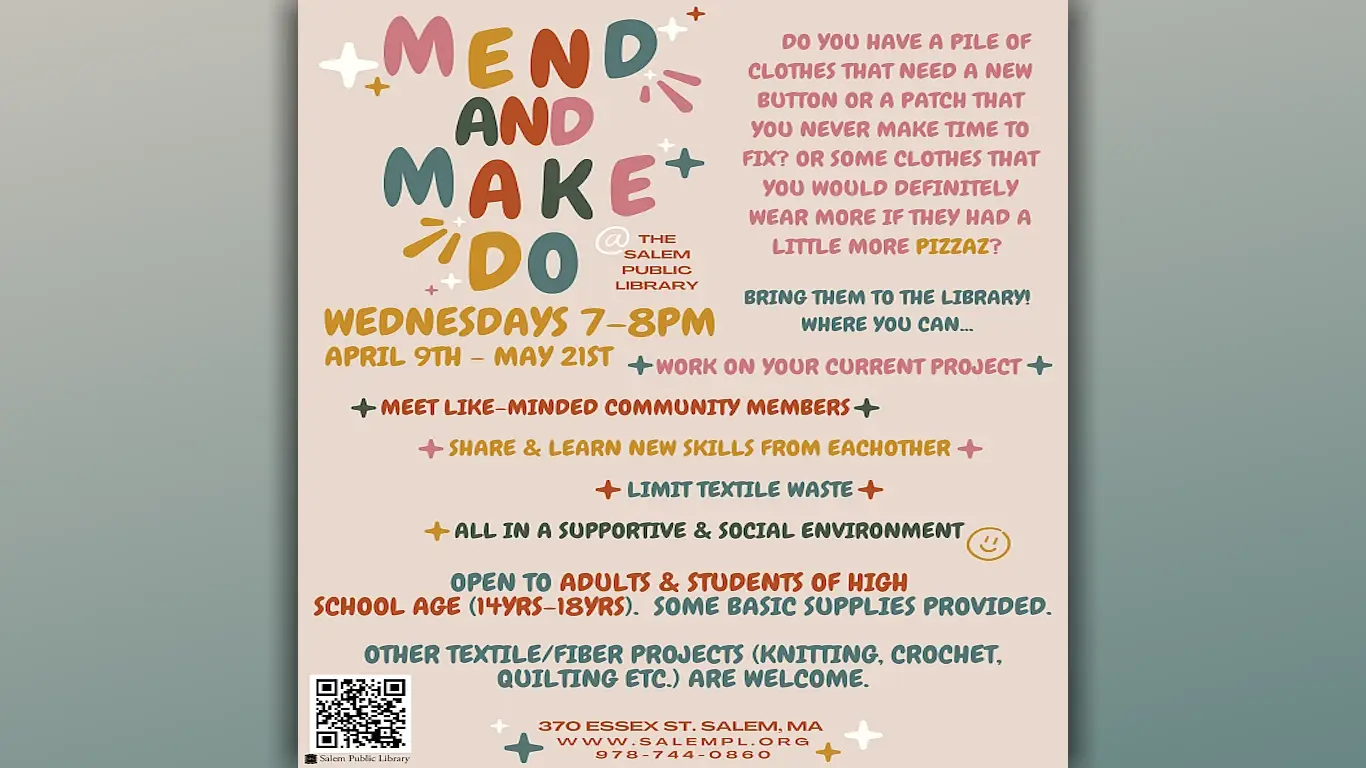 Mend and Make Do slide image