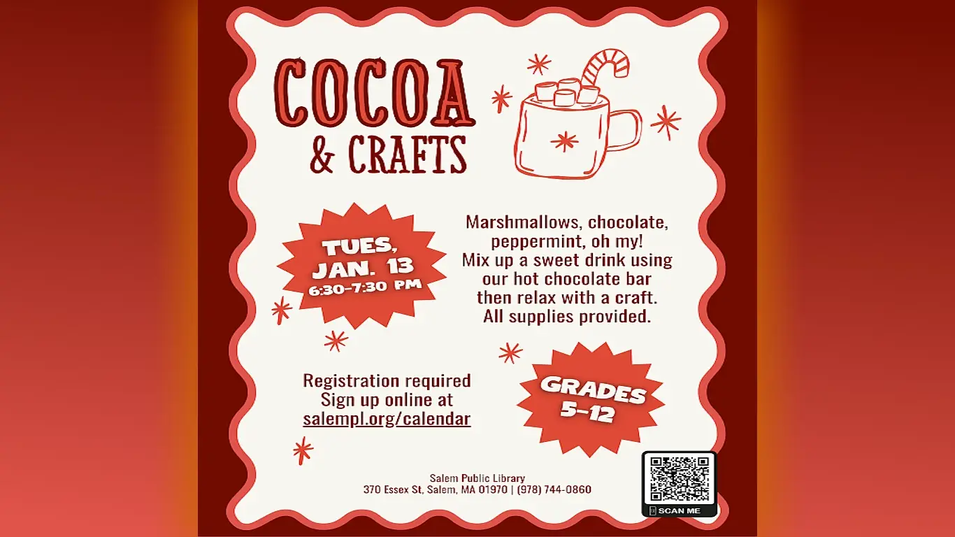 Cocoa and Crafts slide image