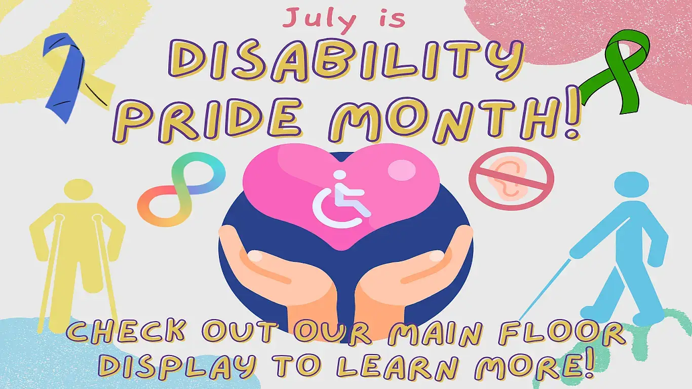 July is Disability Pride Month slide image