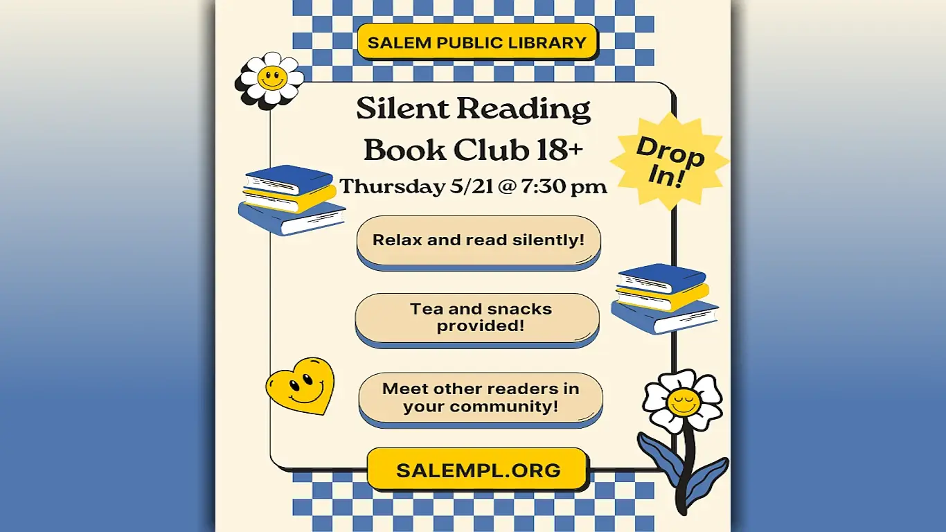 Silent Reading Book Club slide