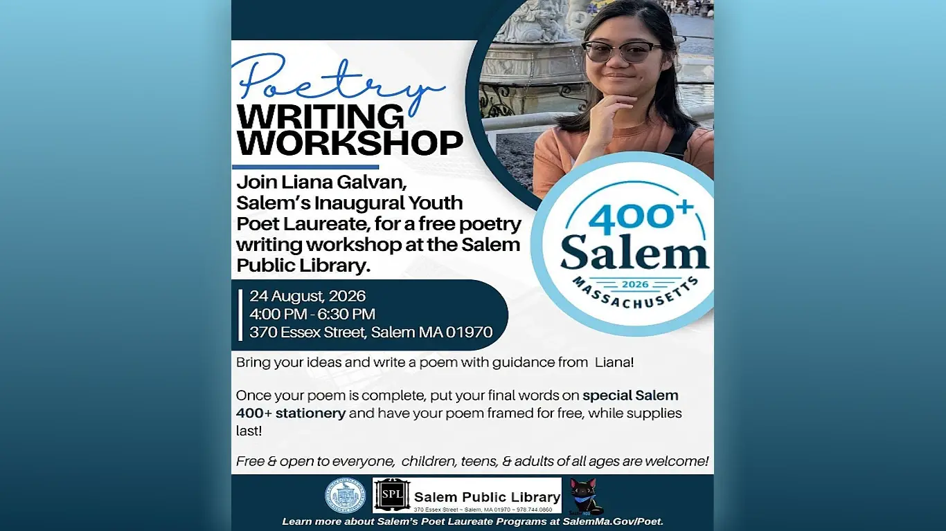 Poetry Writing Workshop slide
