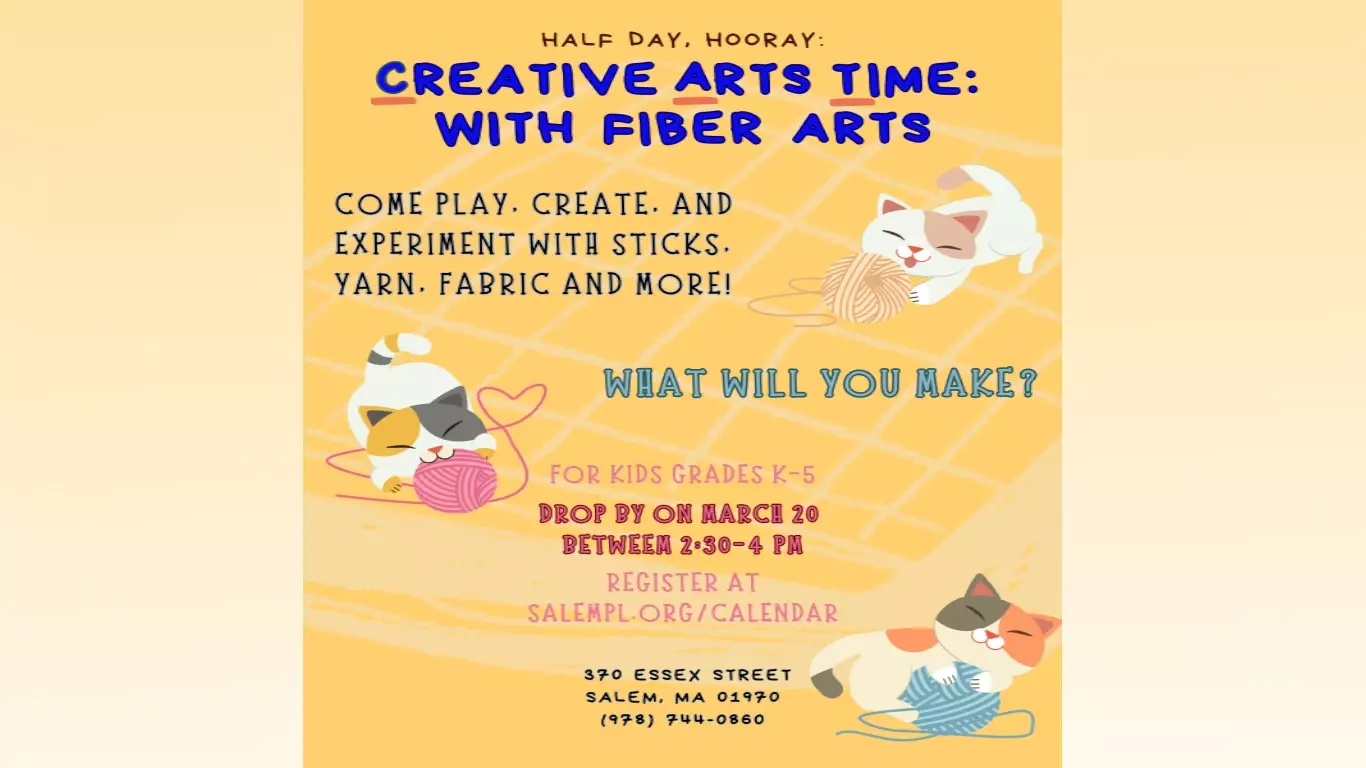 Creative Arts Time With Fiber Arts slide image