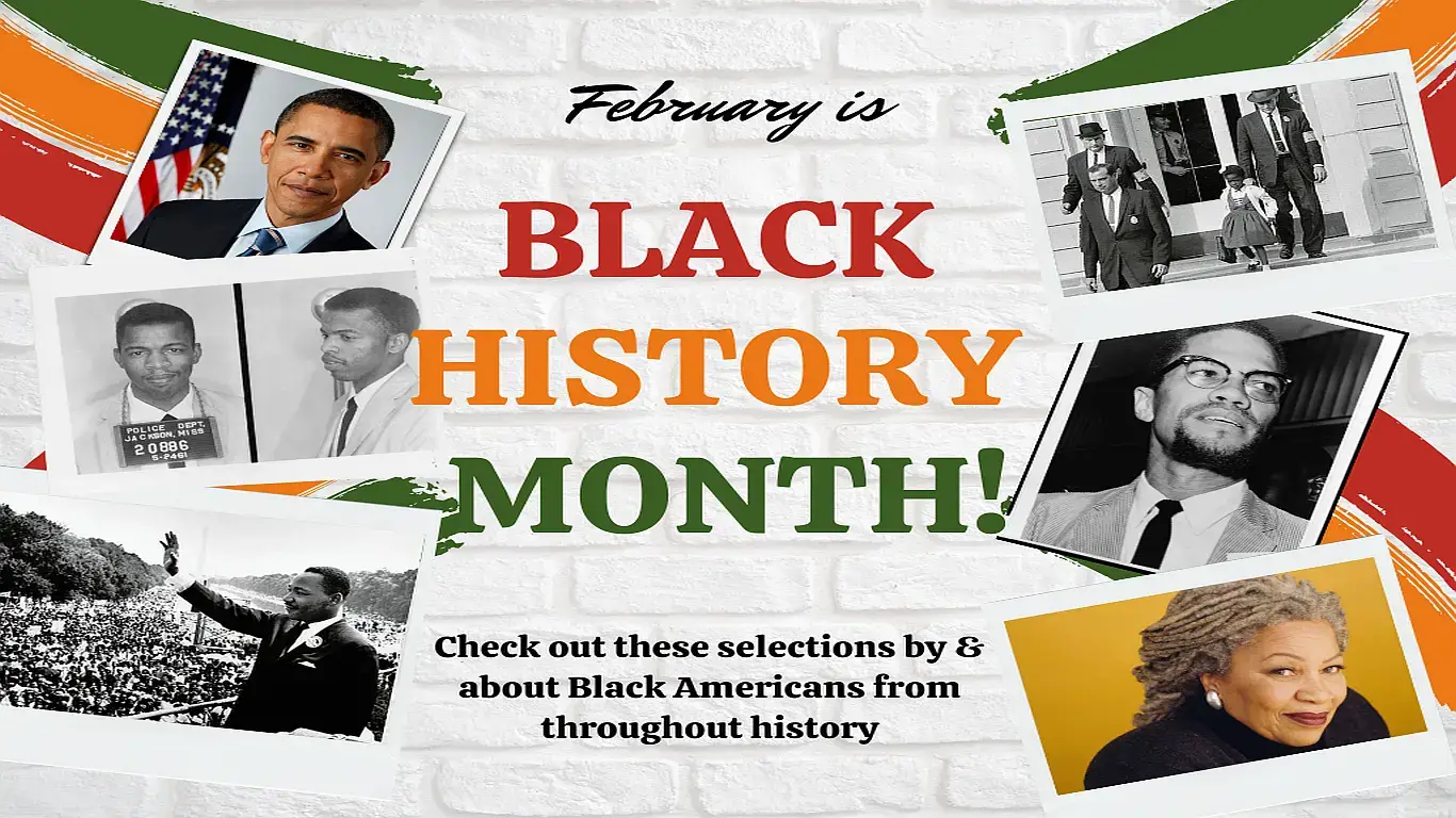 Black History Month slide
