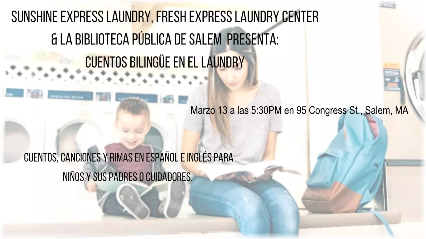 Bilingual Storytime at The Laundry March 2024 SPN slide image