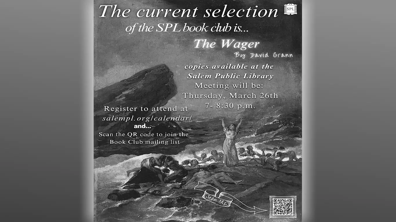 Adult Book Club The Wager Slide