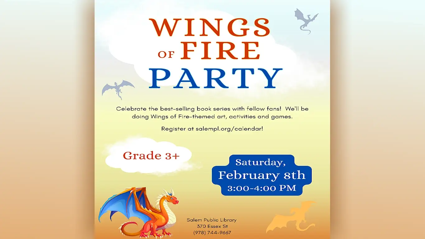 Wings of Fire Party slide image