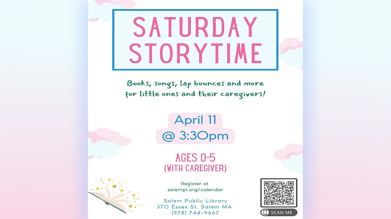 Saturday Storytime slide