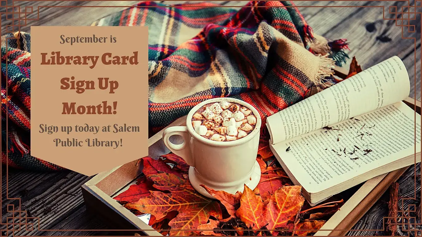 Library Card Sign up Month Slide image