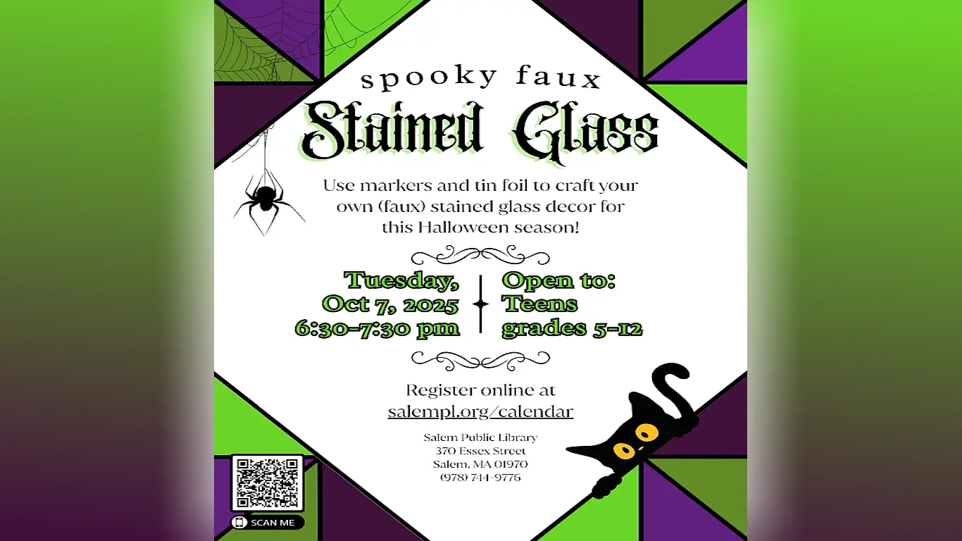 Spooky Faux Stained Glass slide image
